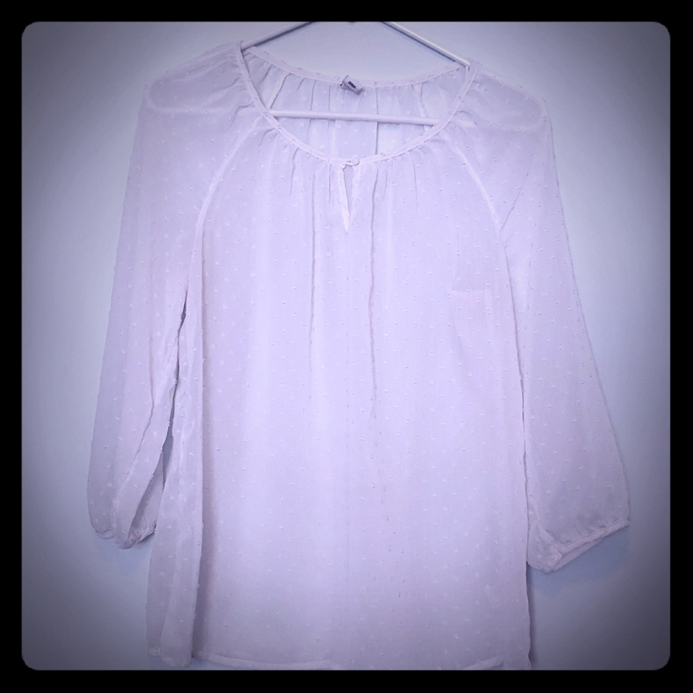 Old Navy sheer blouse